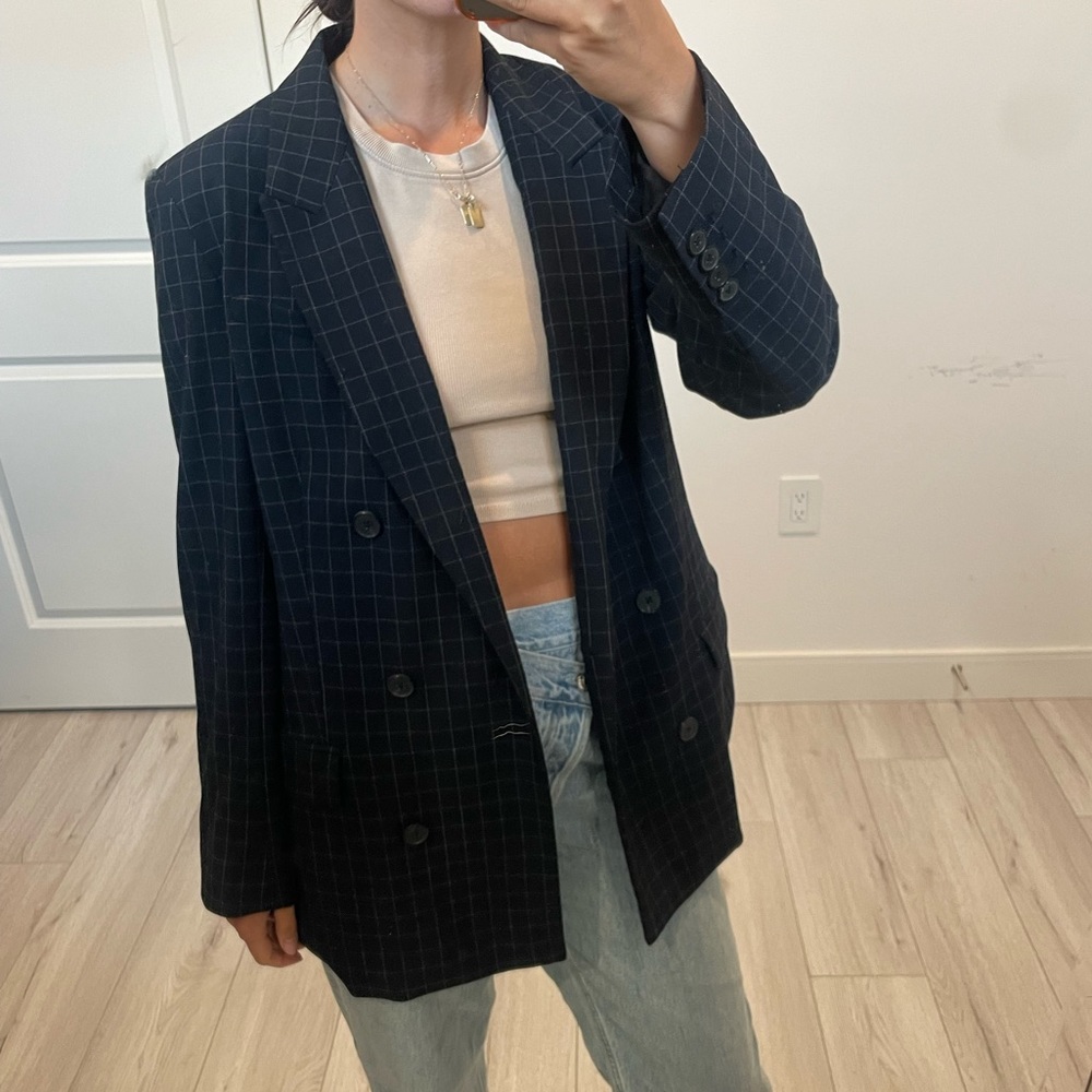 Babaton Aritzia Double Breasted Blazer